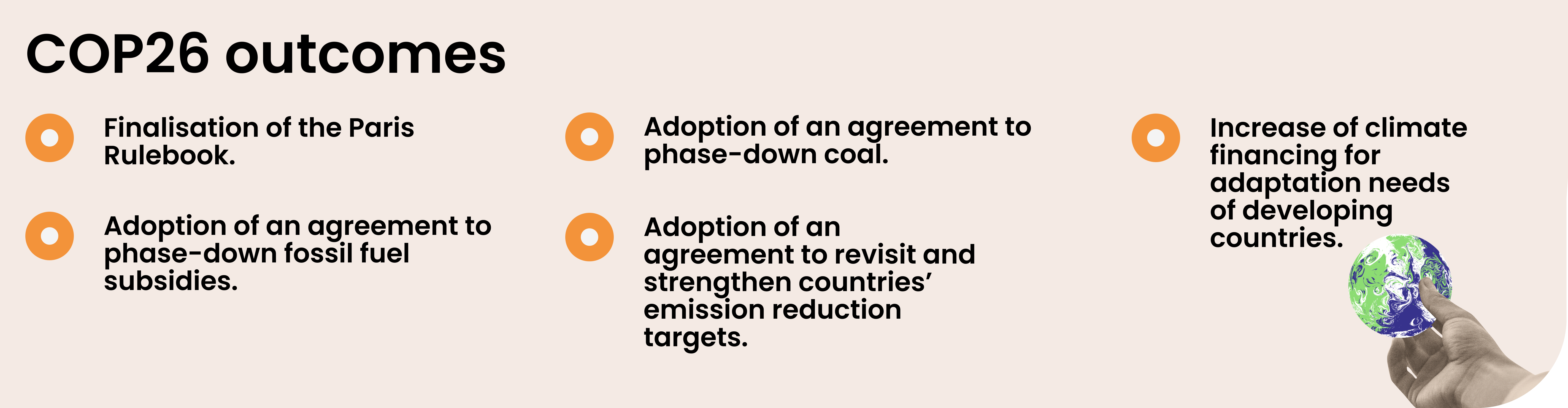 COP26 outcomes