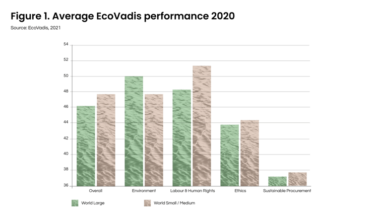 Figure 1. Average EcoVadis Performance