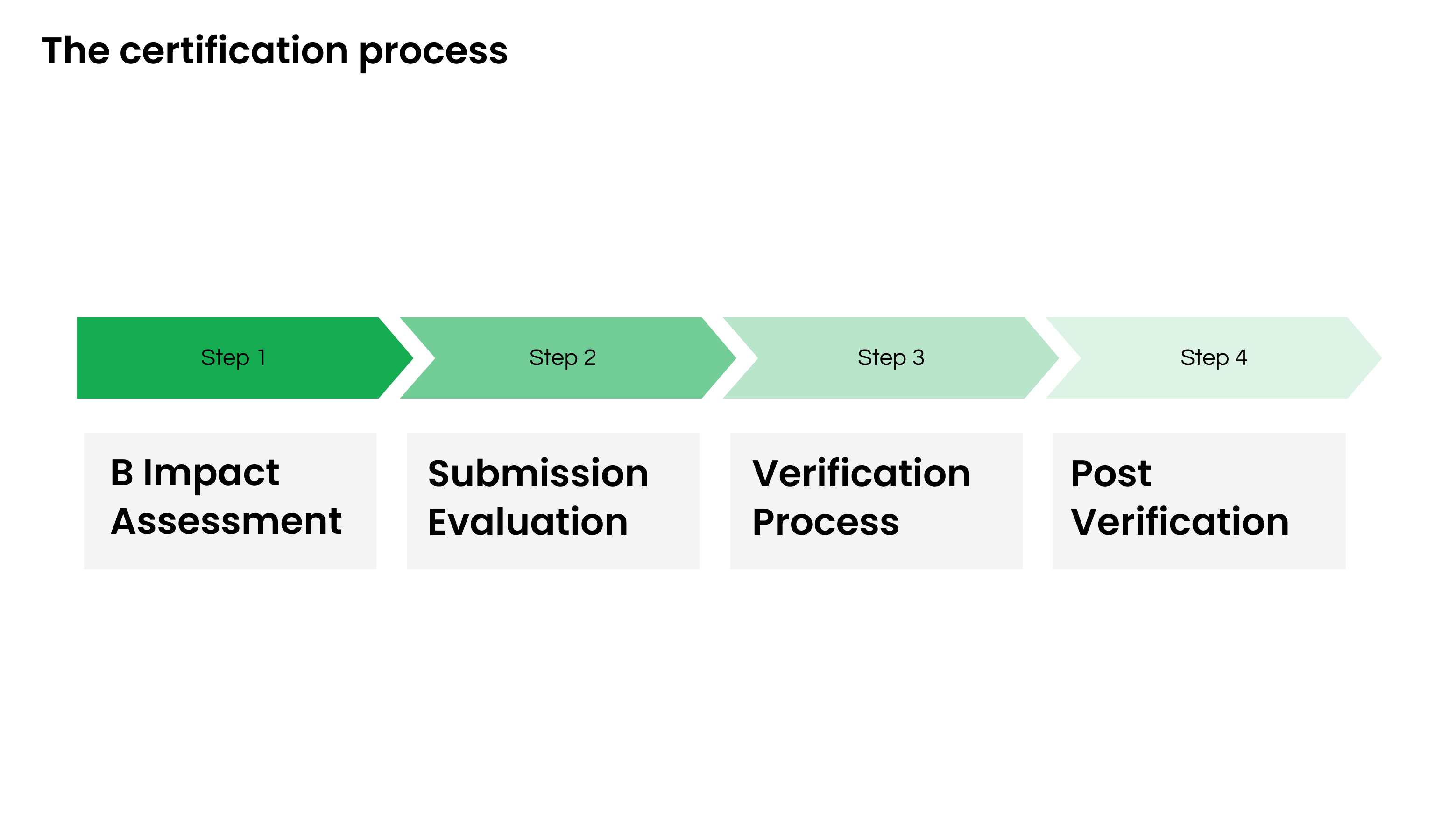 Figure 1. The certification process