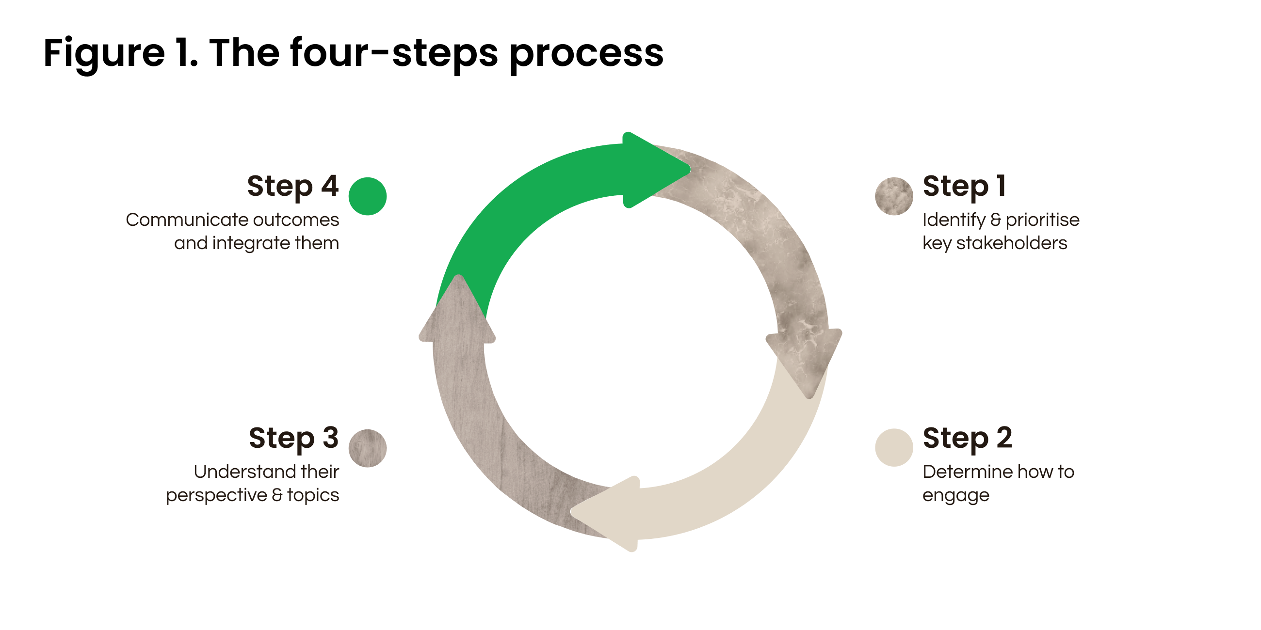Figure 1. The four-steps process